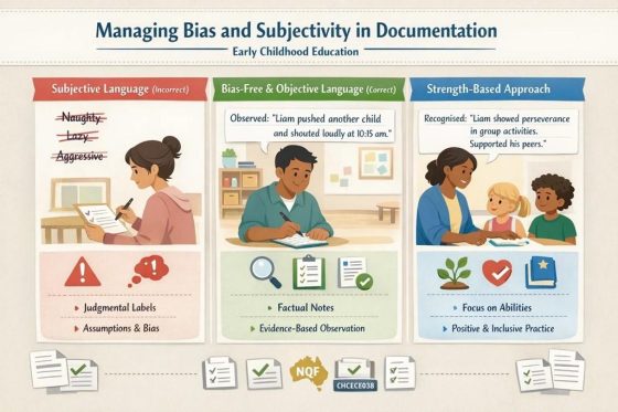 Managing bias and subjectivity in childcare documentation”