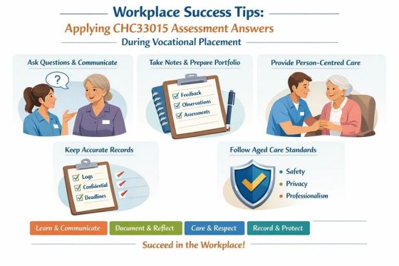 Workplace success tips for CHC33015 vocational placement